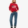 Americana Roll Neck Knit Jumper Americana Roll Neck Knit Jumper