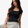 Athletic Essentials Square Neck Top