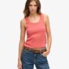 Athletic Essentials Vintage Lace Trim Vest Top