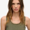 Athletic Essentials Vintage Lace Trim Vest Top