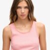 Athletic Essentials Vintage Lace Trim Vest Top