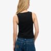 Athletic Essentials Vintage Lace Trim Vest Top