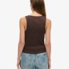 Athletic Essentials Vintage Lace Trim Vest Top