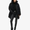 City Chevron Padded Parka Coat City Chevron Padded Parka Coat