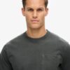 Contrast Stitch Pocket T-Shirt