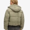 Cropped Cocoon Puffer Jacket