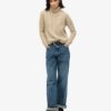 Drop Shoulder Cable Roll Neck Jumper Drop Shoulder Cable Roll Neck Jumper