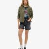 Embellished Varsity Relaxed T-Shirt