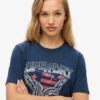 Embellished Varsity Relaxed T-Shirt