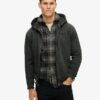 Essential Logo Washed Zip Hoodie