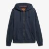 Essential Logo Washed Zip Hoodie