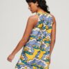 High Neck Sleeveless Mini Dress