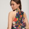 High Neck Sleeveless Mini Dress