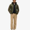 Hooded Knit Storm Hybrid Jacket