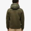 Hooded Knit Storm Hybrid Jacket