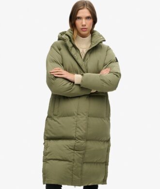 Hooded Longline Puffer Coat