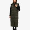 Hooded Ripstop Longline Gilet Hooded Ripstop Longline Gilet