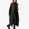 Hooded Ripstop Longline Gilet Hooded Ripstop Longline Gilet