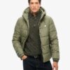 Hooded Sports Puffer Jacket