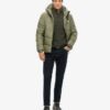 Hooded Sports Puffer Jacket