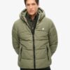 Hooded Sports Puffer Jacket