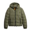 Hooded Sports Puffer Jacket