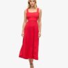 Jersey Cutout Midi Dress