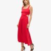Jersey Cutout Midi Dress