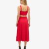 Jersey Cutout Midi Dress