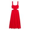 Jersey Cutout Midi Dress