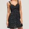 Lace Trim V-Neck Cami Dress