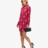 Long Sleeve Printed Mini Dress