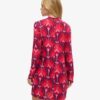 Long Sleeve Printed Mini Dress