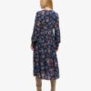 Long Sleeve Tiered Midi Dress