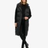 Longline Hooded Puffer Gilet