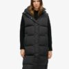 Longline Hooded Puffer Gilet