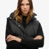 Longline Hooded Puffer Gilet