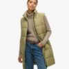 Longline Quilted Gilet