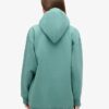 Luxe Metallic Logo Hooded Dress