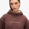 Luxe Metallic Logo Hoodie Dress