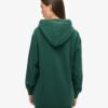 Luxe Metallic Logo Hoodie Dress