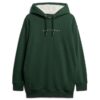 Luxe Metallic Logo Hoodie Dress