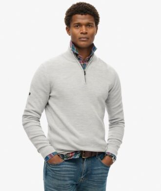 Merino Half Zip Jumper