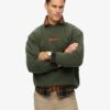 Micro Logo Graphic Loose Crew Sweatshirt