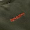 Micro Logo Graphic Loose Crew Sweatshirt