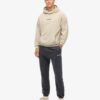 Micro Logo Graphic Loose Hoodie