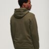 Micro Logo Graphic Loose Hoodie