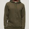 Micro Logo Graphic Loose Hoodie