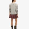 Mid Rise Check Mini Skirt Mid Rise Check Mini Skirt