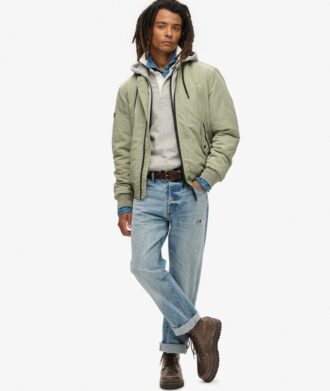 Military Hooded Ma1 Jacket